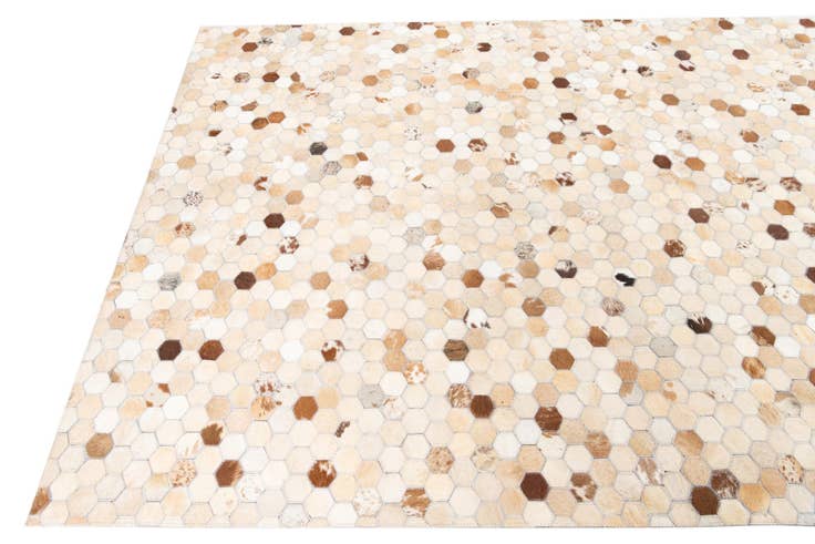 Detail image of 5' x 8' 1 Cowhide Leather Rug