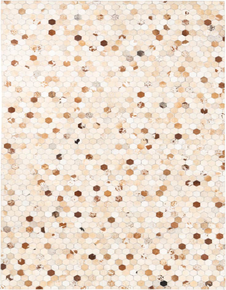 Detail image of 5' x 8' 1 Cowhide Leather Rug