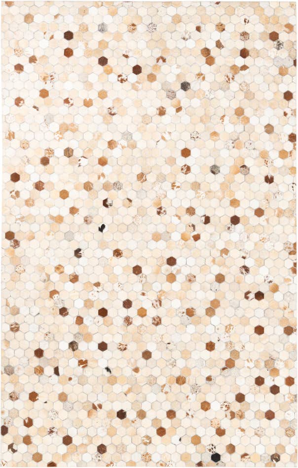 Detail image of 5' x 8' 1 Cowhide Leather Rug