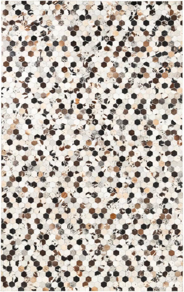 Detail image of 5' x 8' 1 Cowhide Leather Rug
