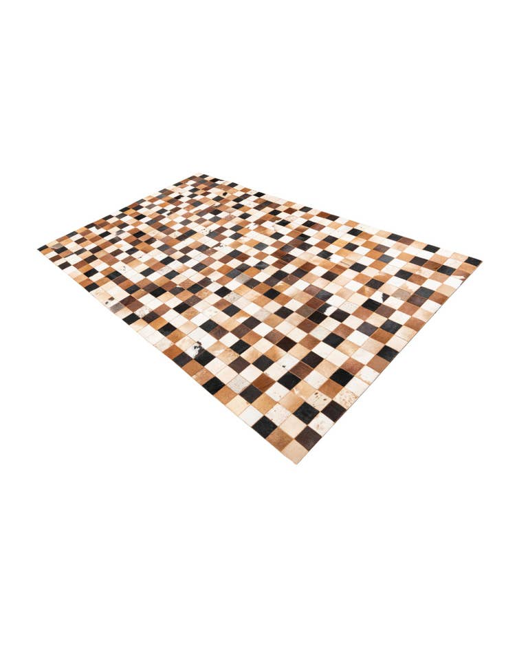 Detail image of 5' x 8' 1 Cowhide Leather Rug