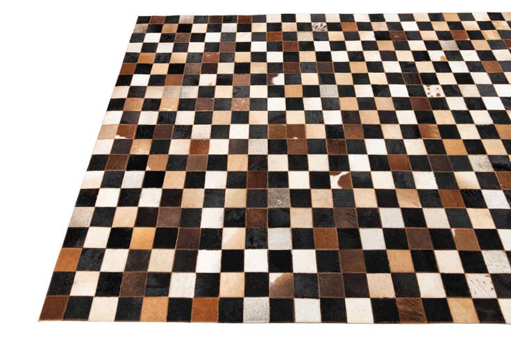 Detail image of 5' x 8' Cowhide Leather Rug