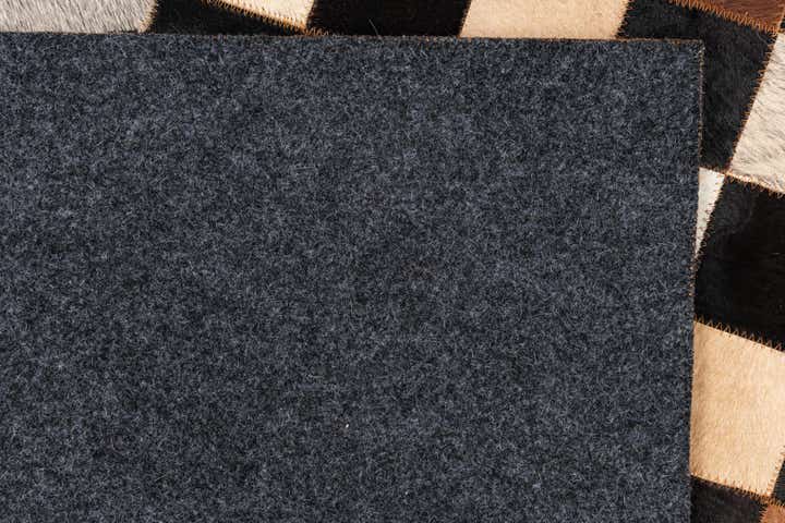 5' x 8' Cowhide Leather Rug