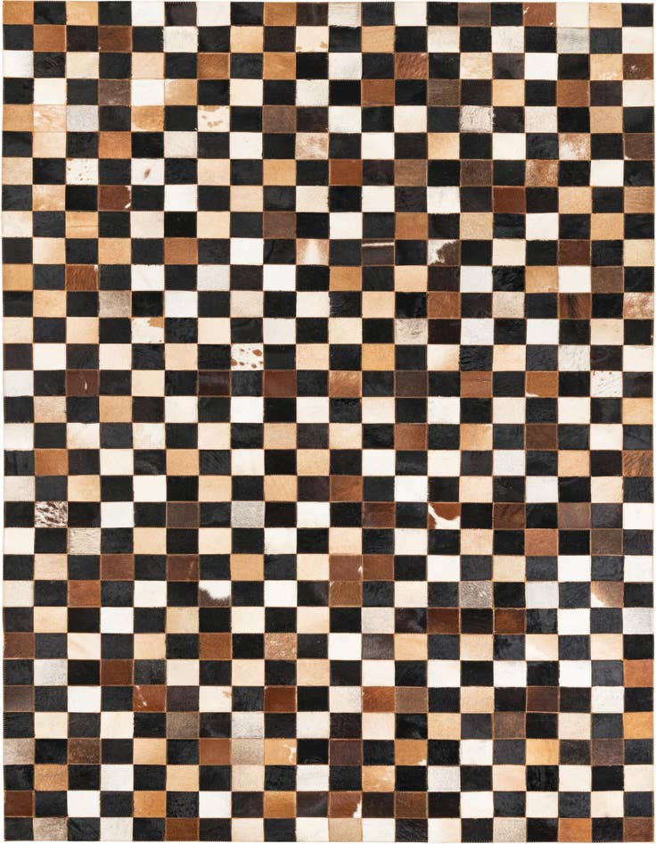 Detail image of 5' x 8' Cowhide Leather Rug