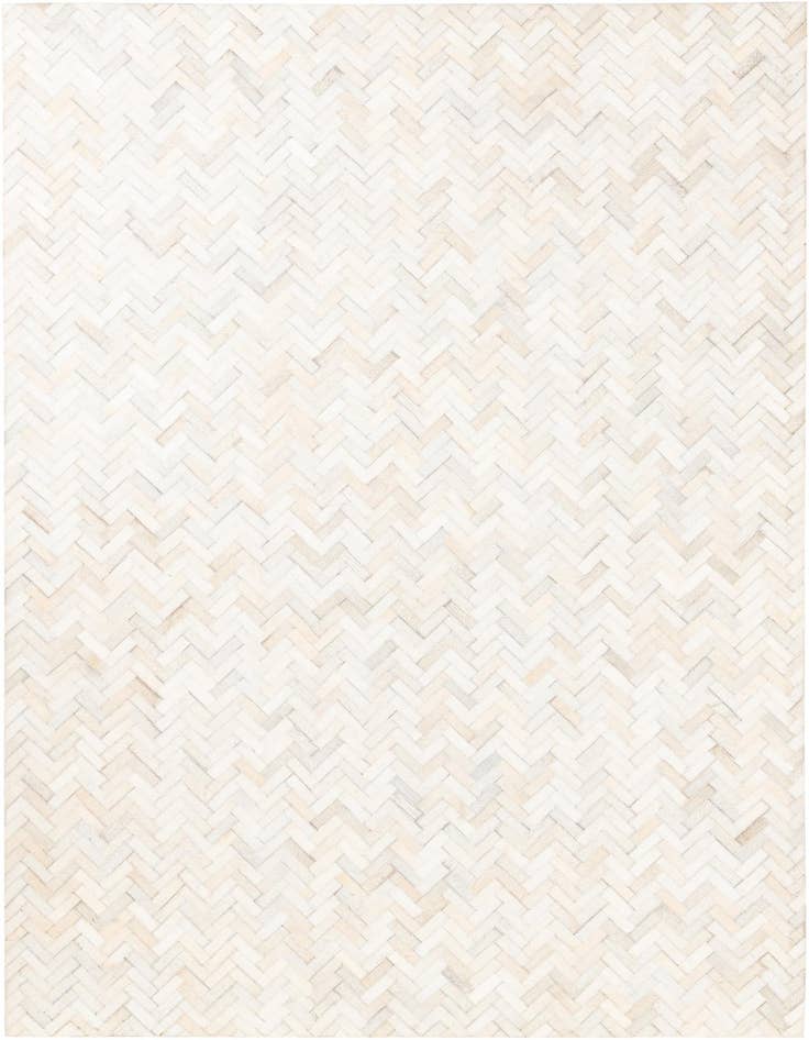 Detail image of 5' 3 x 7' 4 Cowhide Leather Rug