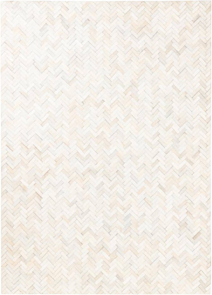 Detail image of 5' 3 x 7' 4 Cowhide Leather Rug