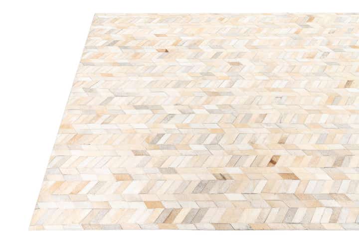 5' x 8' Cowhide Leather Rug