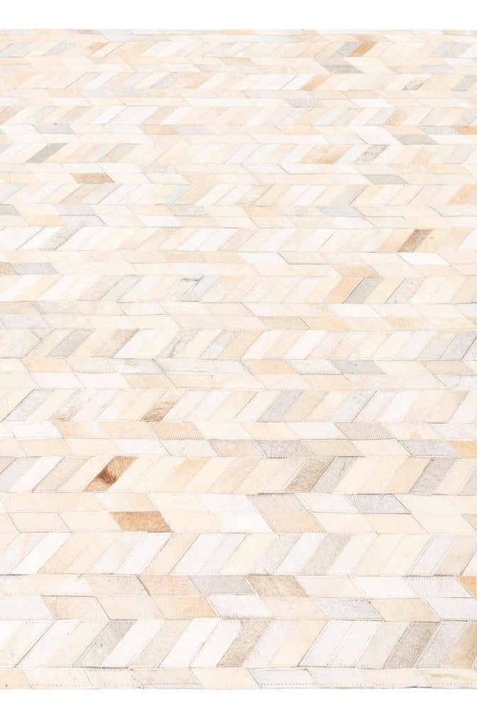 5' x 8' Cowhide Leather Rug