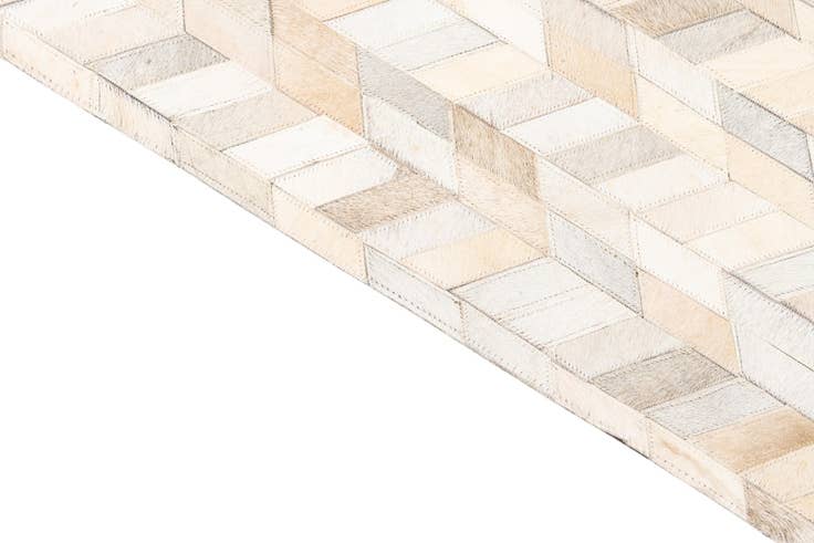 Detail image of 5' x 8' Cowhide Leather Rug