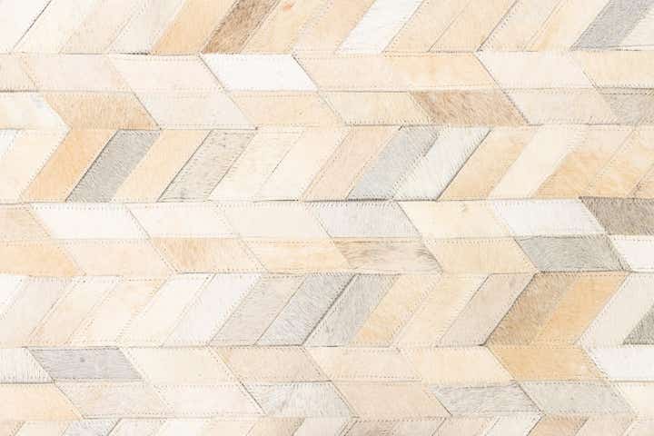 5' x 8' Cowhide Leather Rug