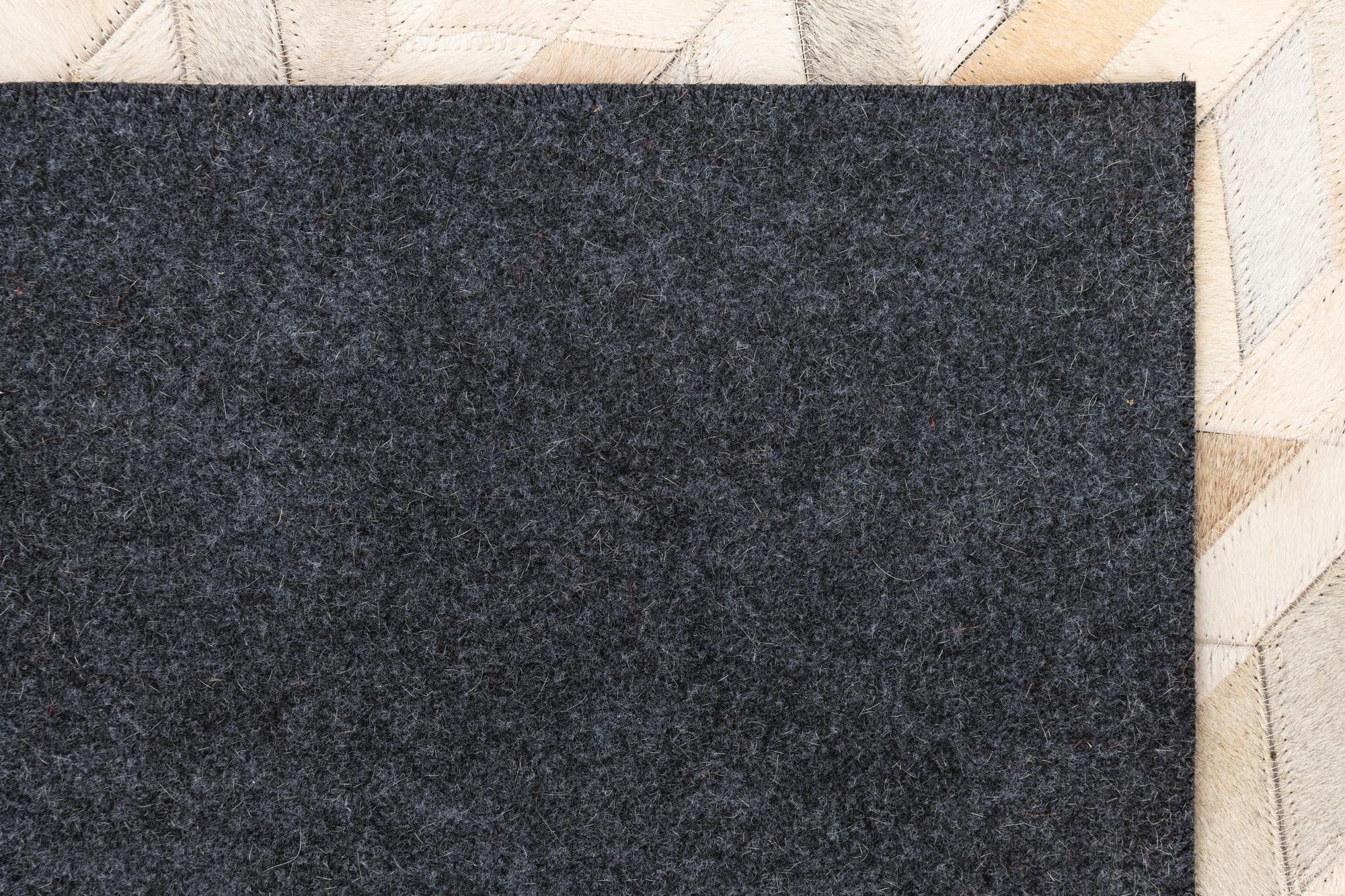 5' x 8' Cowhide Leather Rug