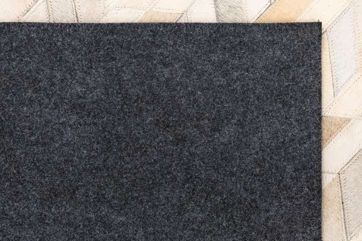 5' x 8' Cowhide Leather Rug