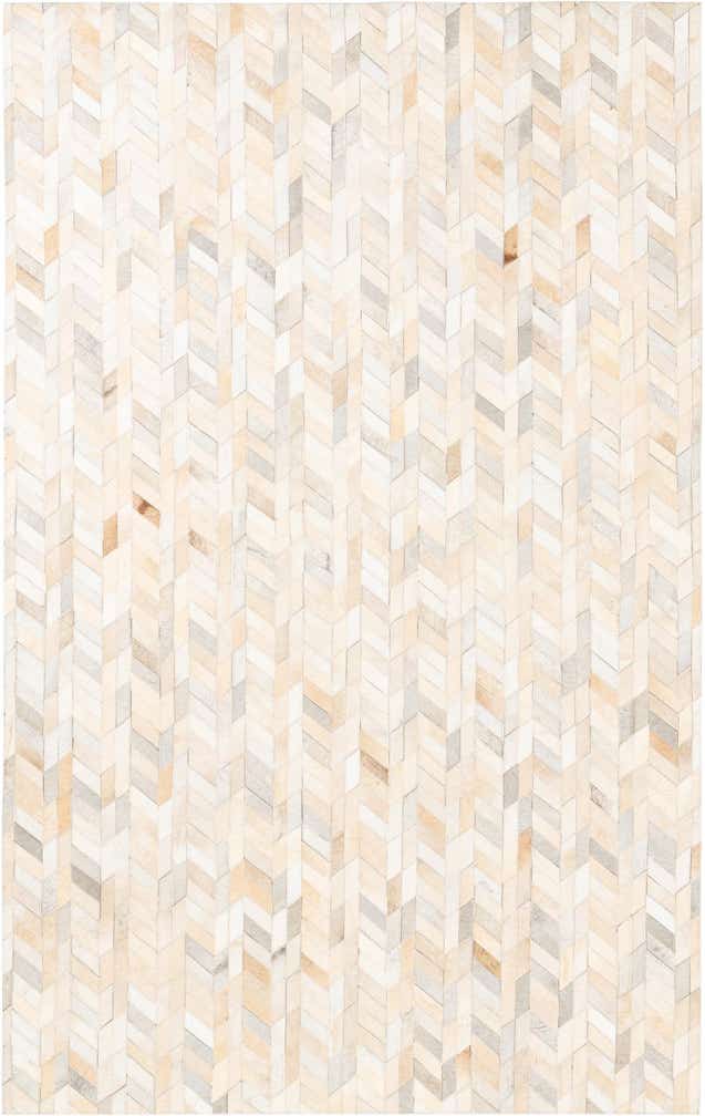 5' x 8' Cowhide Leather Rug