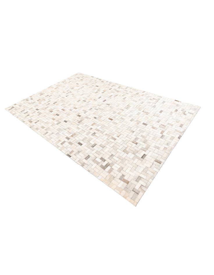 Detail image of 5' 4 x 8' Cowhide Leather Rug