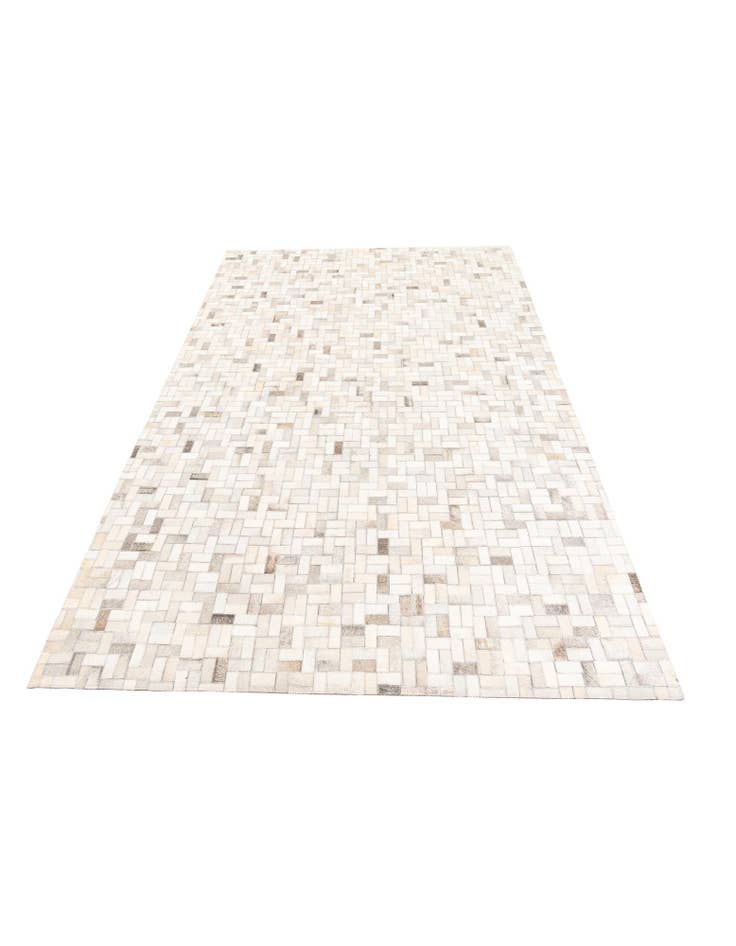 Detail image of 5' 4 x 8' Cowhide Leather Rug