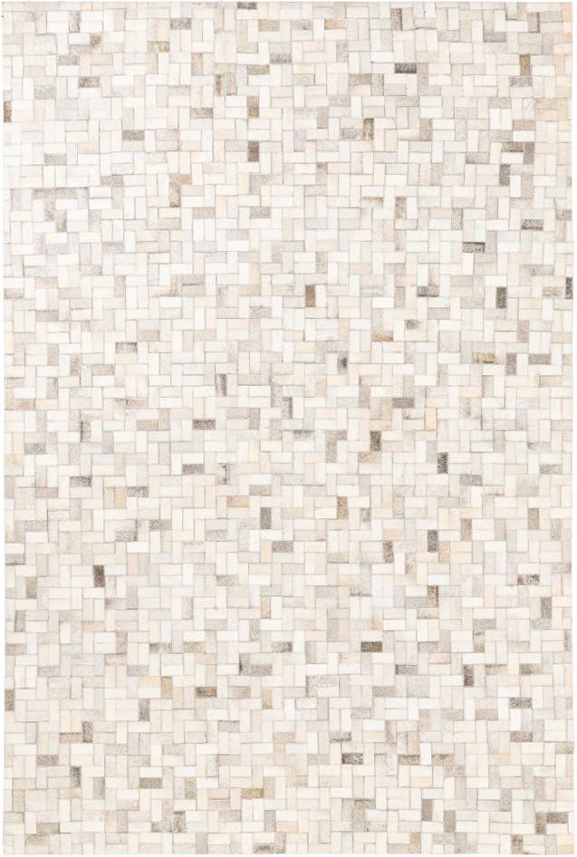 Detail image of 5' 4 x 8' Cowhide Leather Rug