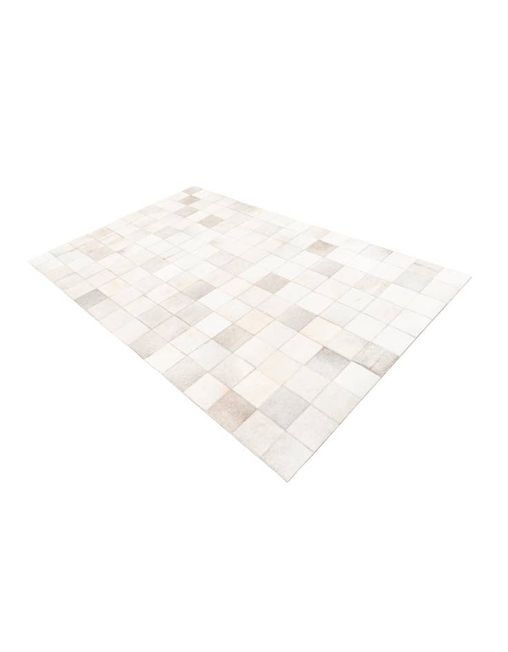 Detail image of 5' x 7' 10 Cowhide Leather Rug