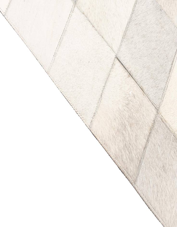 Detail image of 5' x 7' 10 Cowhide Leather Rug