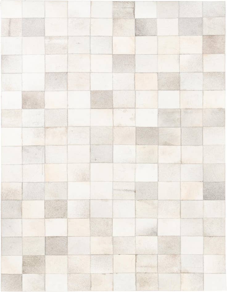 Detail image of 5' x 7' 10 Cowhide Leather Rug