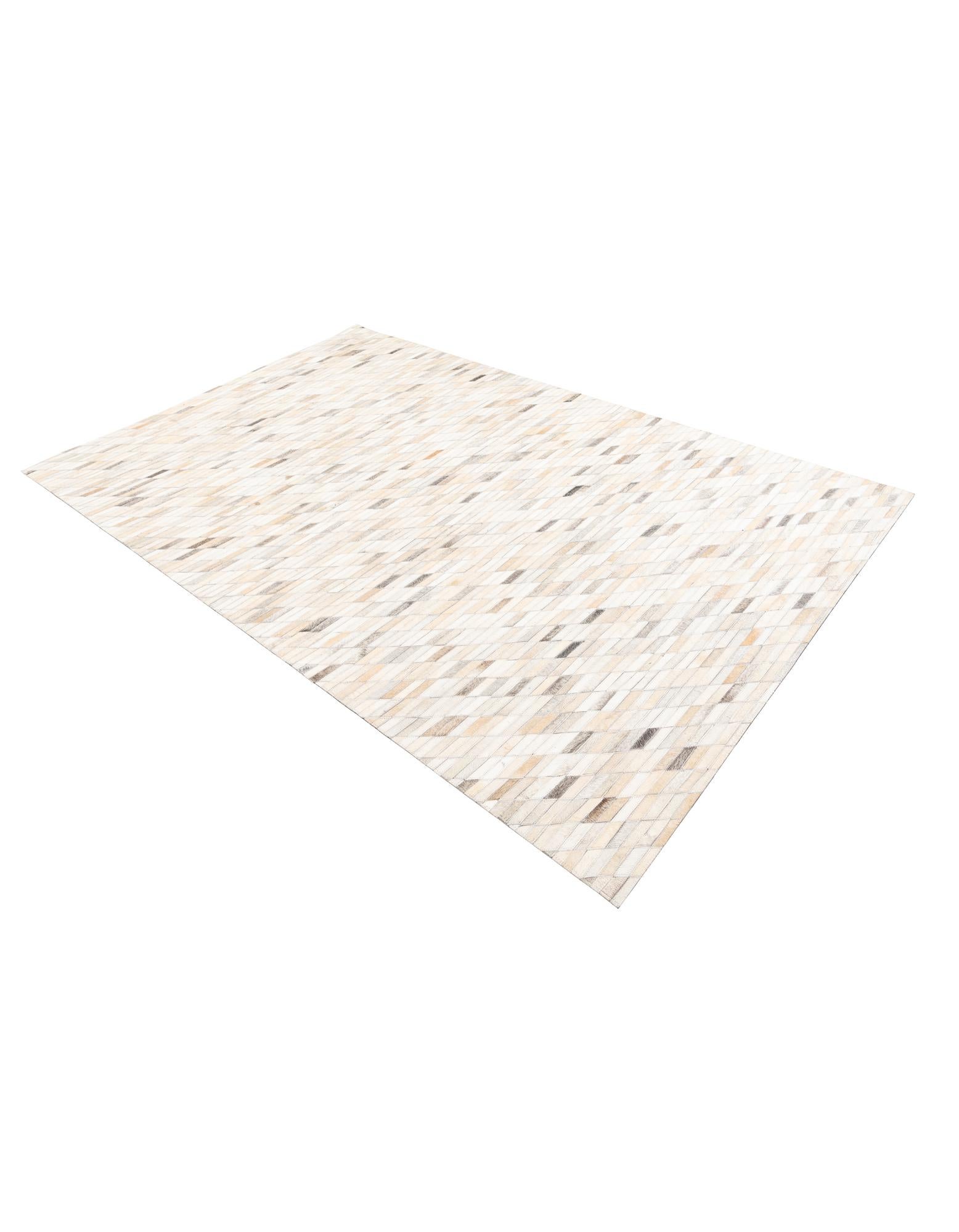 5' x 8' Cowhide Leather Rug