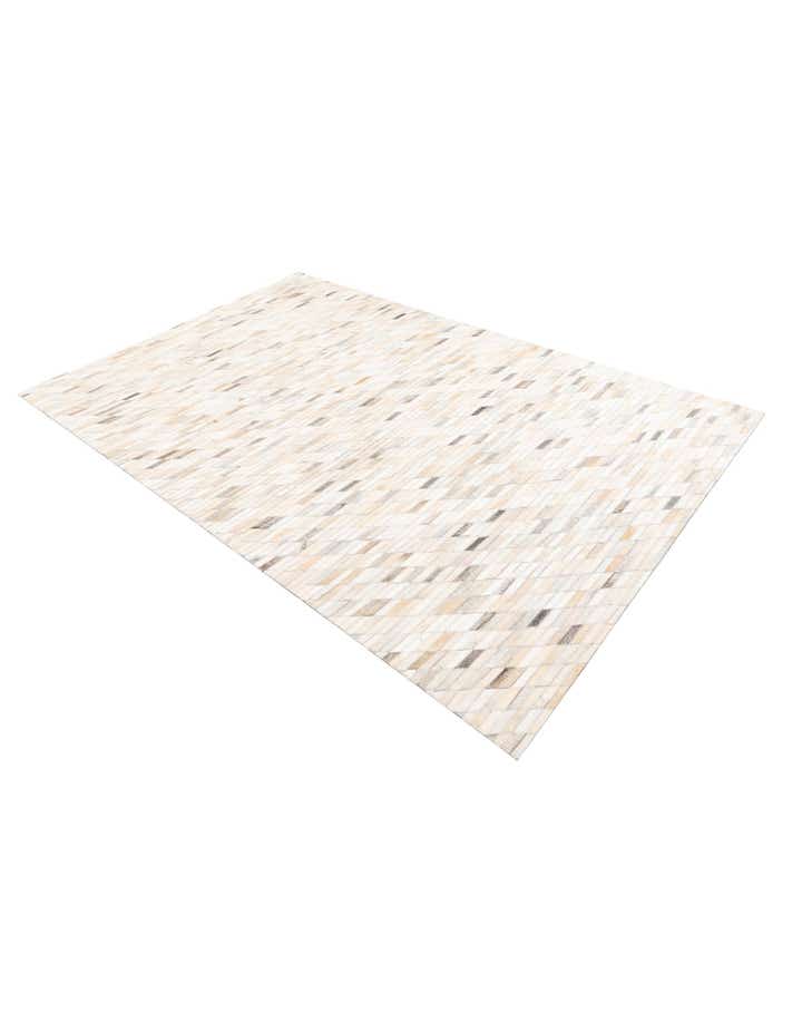 5' x 8' Cowhide Leather Rug