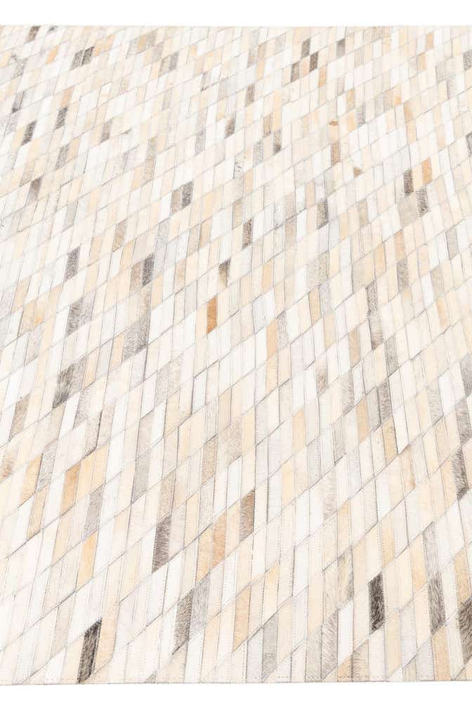 5' x 8' Cowhide Leather Rug