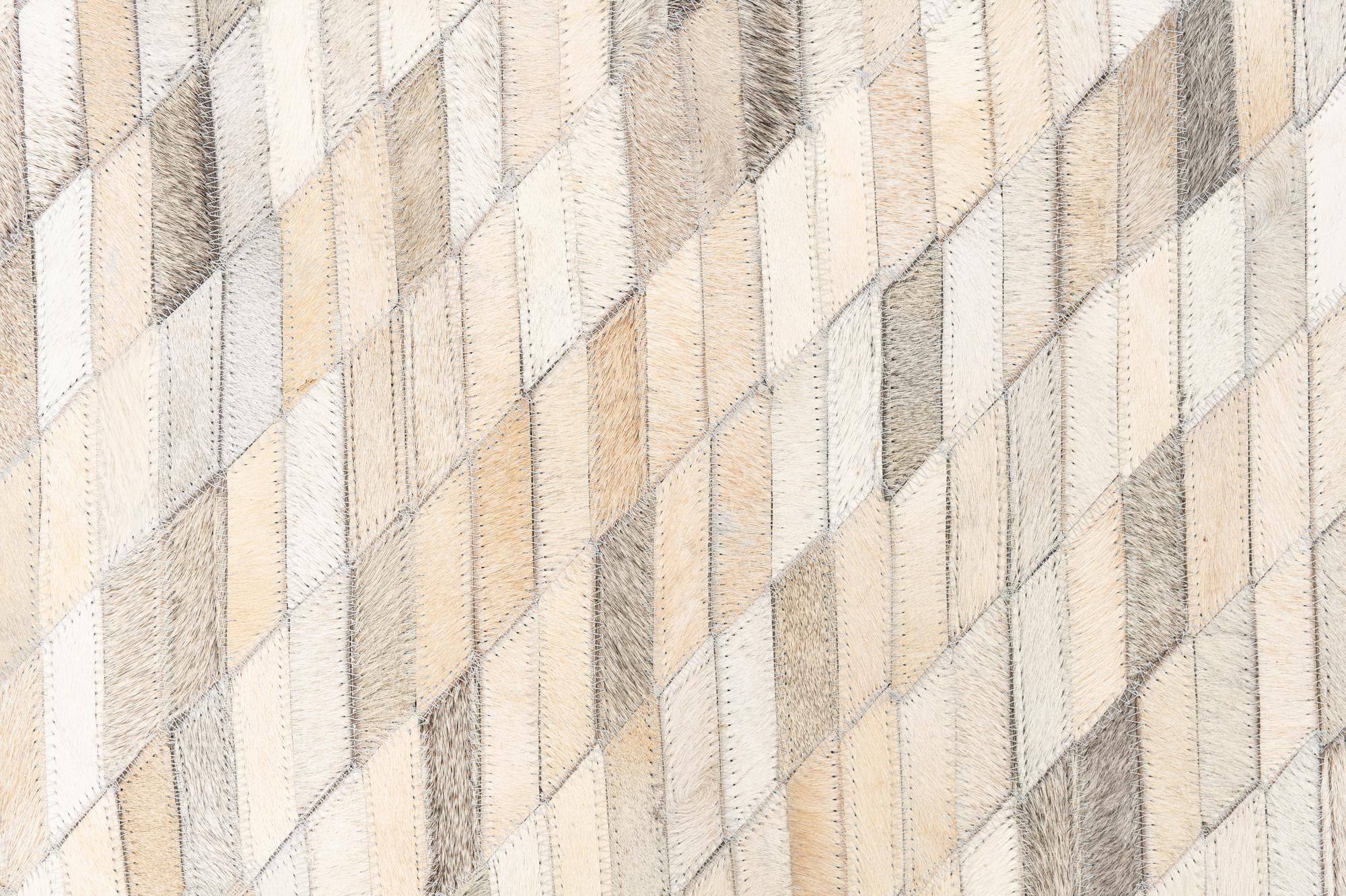 5' x 8' Cowhide Leather Rug