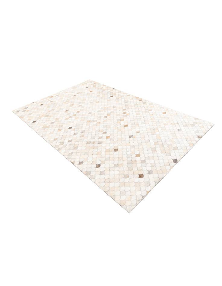 Detail image of 5' 2 x 8' Cowhide Leather Rug