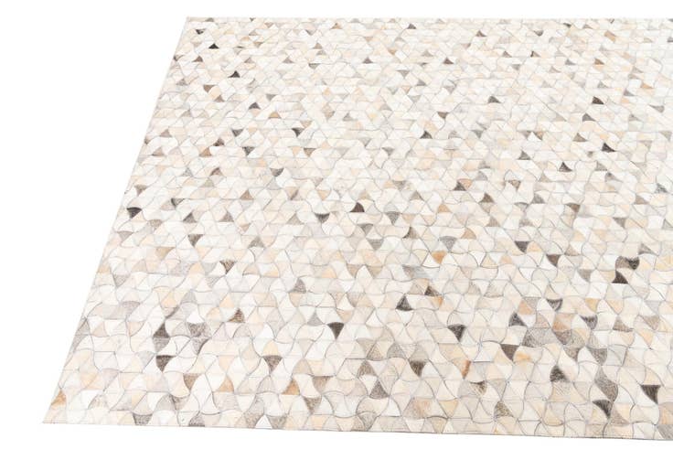 Detail image of 5' 3 x 8' 2 Cowhide Leather Rug