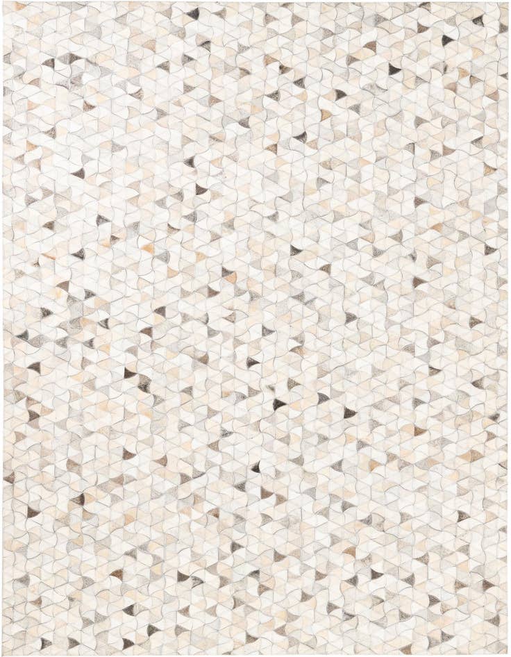 Detail image of 5' 3 x 8' 2 Cowhide Leather Rug