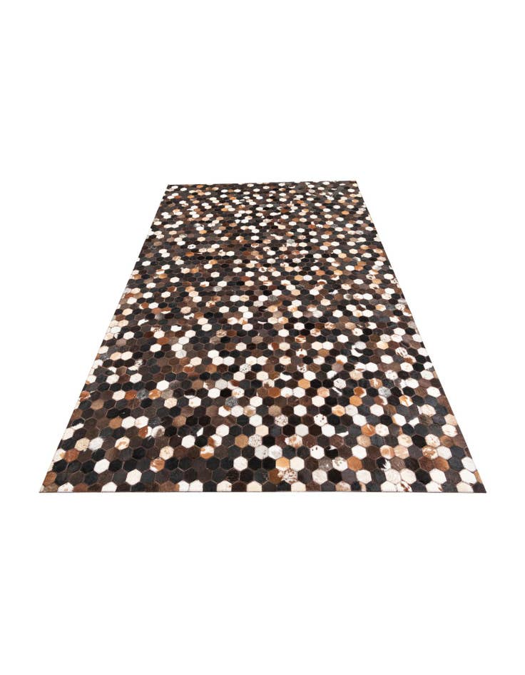 Detail image of 5' 1 x 8' 1 Cowhide Leather Rug