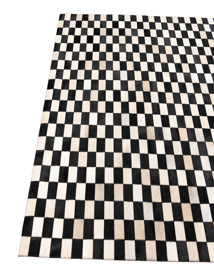 Detail image of 5' x 8' Cowhide Leather Rug