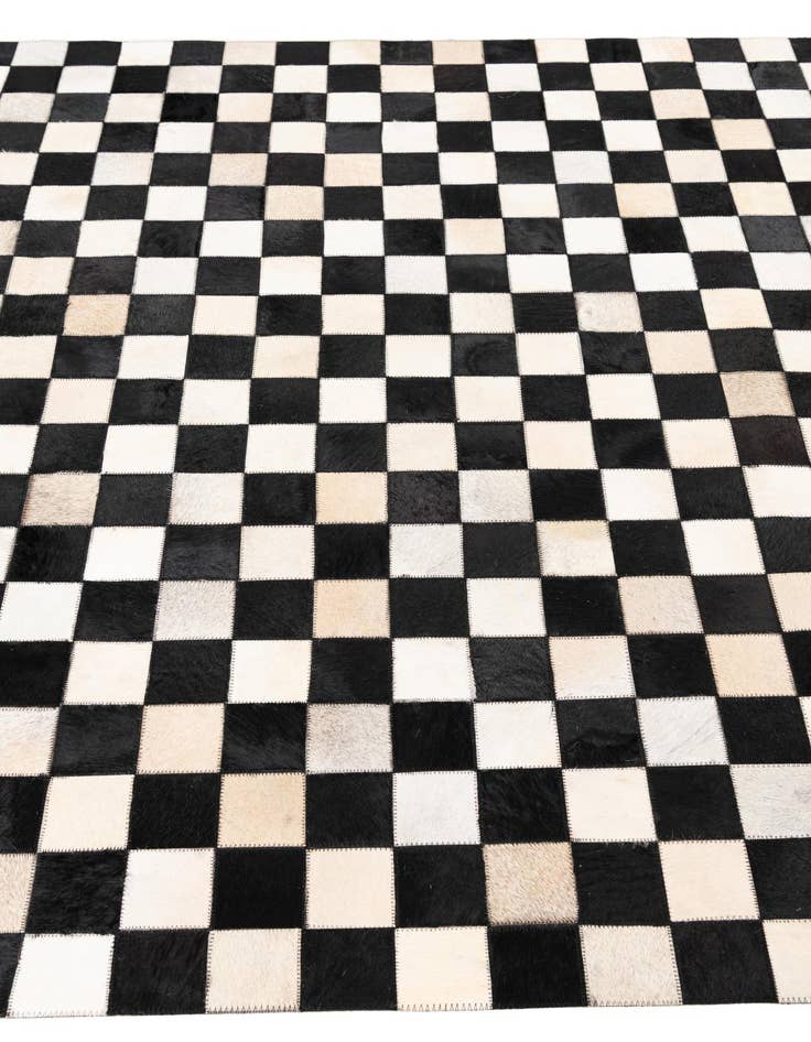 Detail image of 5' x 8' Cowhide Leather Rug