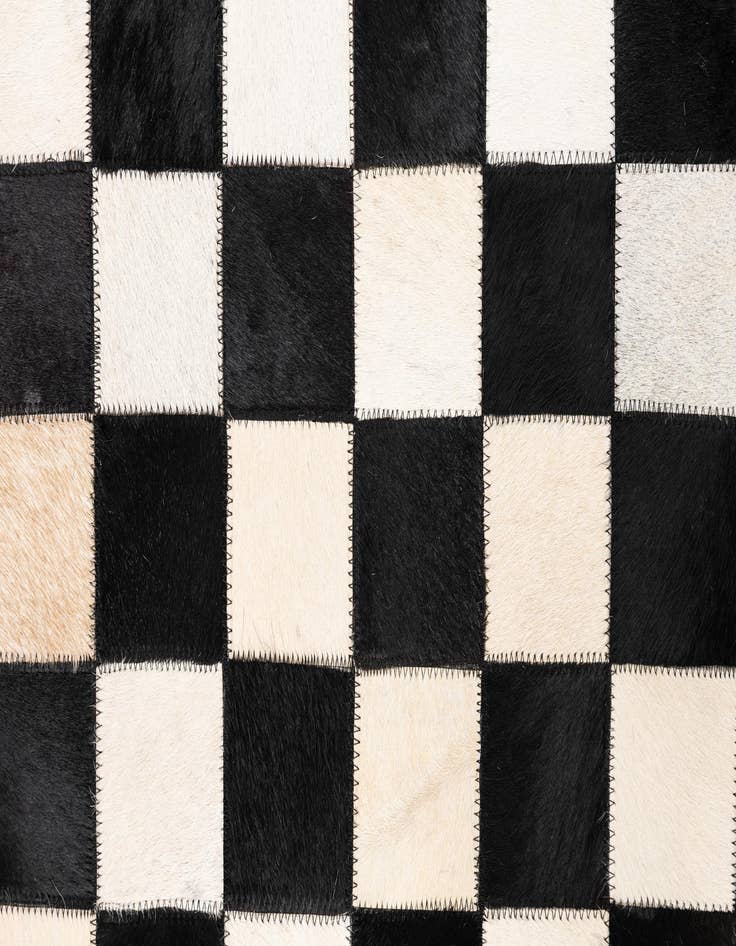 Detail image of 5' x 8' Cowhide Leather Rug