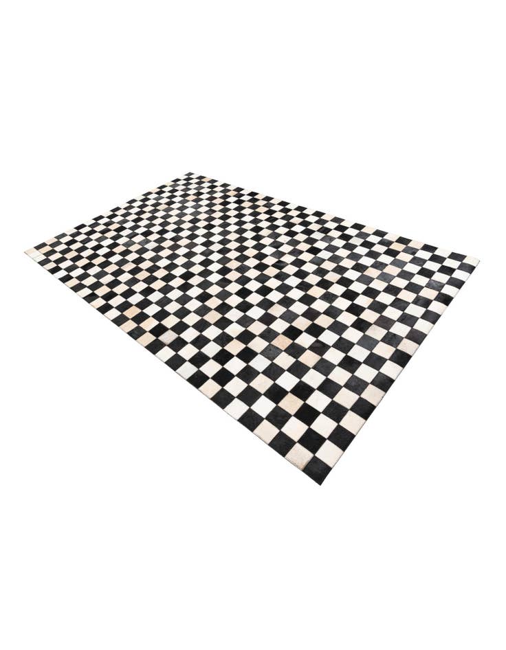 Detail image of 5' x 8' Cowhide Leather Rug