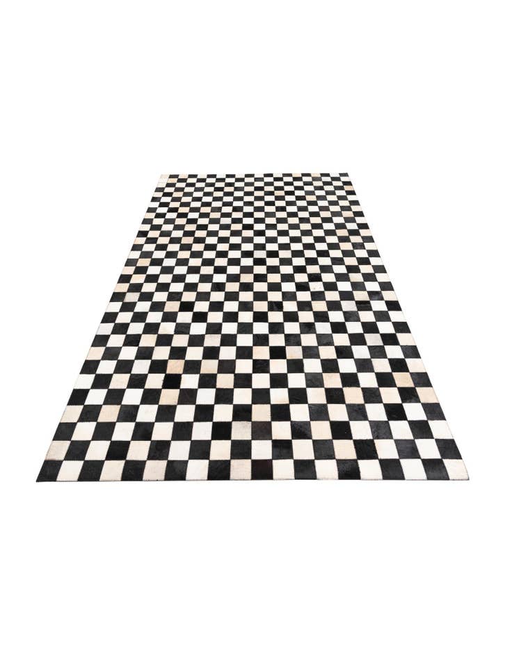 Detail image of 5' x 8' Cowhide Leather Rug