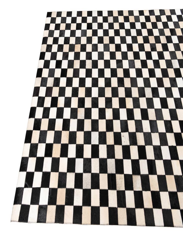 Detail image of 5' x 8' Cowhide Leather Rug