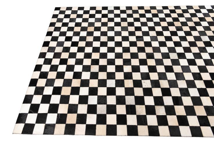 Detail image of 5' x 8' Cowhide Leather Rug