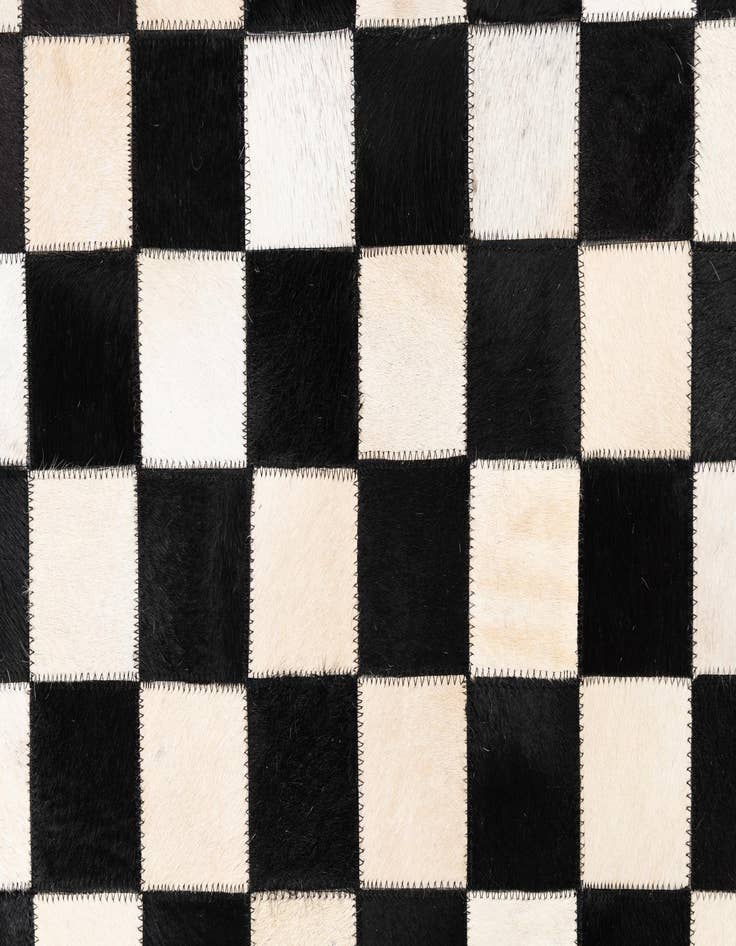 Detail image of 5' x 8' Cowhide Leather Rug