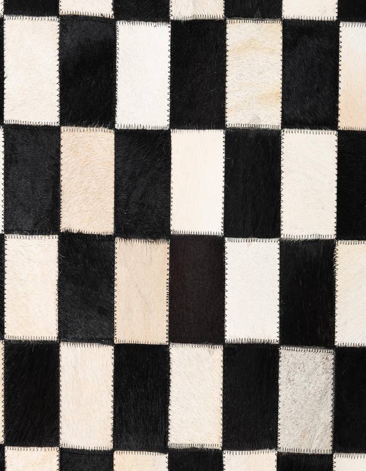 Detail image of 5' x 8' Cowhide Leather Rug