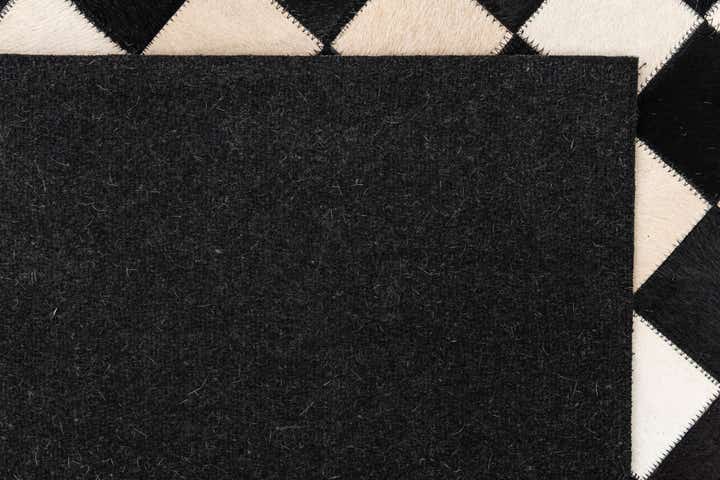 5' x 8' Cowhide Leather Rug