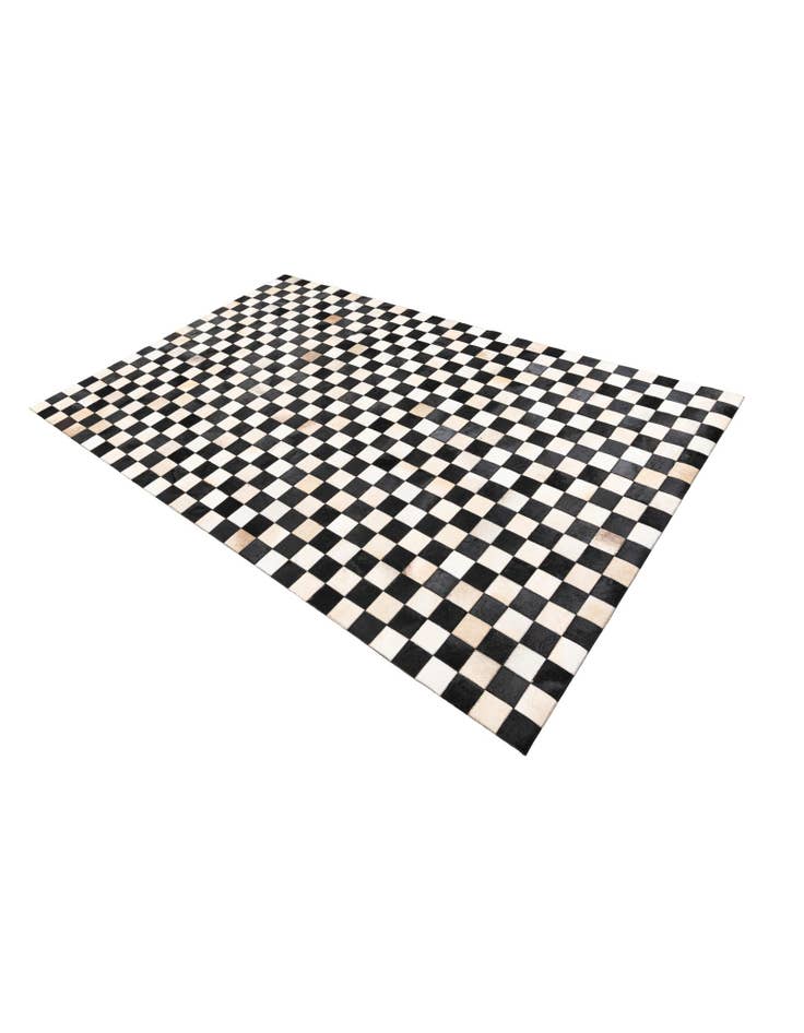 Detail image of 5' x 8' Cowhide Leather Rug