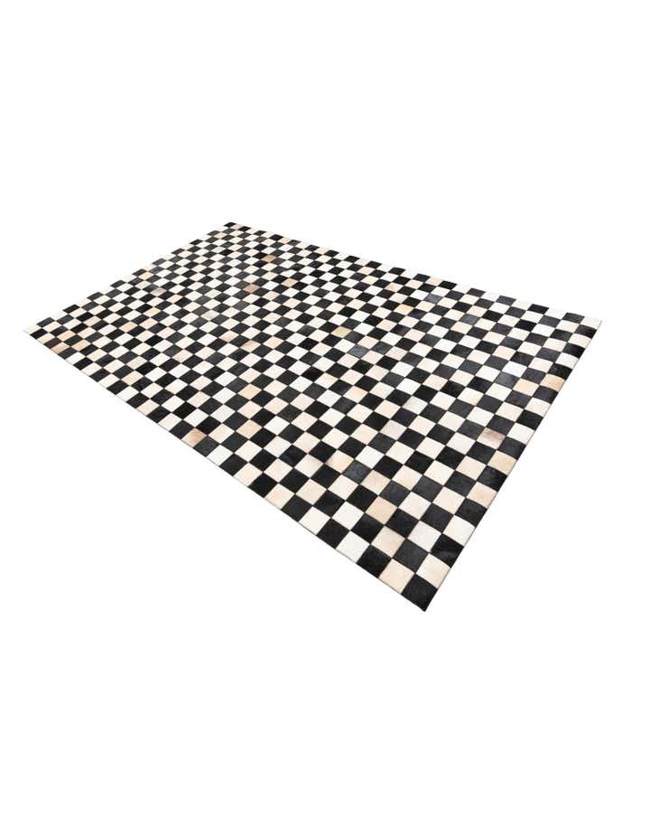 5' x 8' Cowhide Leather Rug