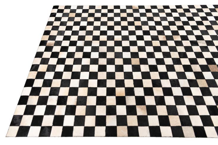 Detail image of 5' x 8' Cowhide Leather Rug