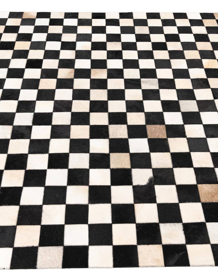 Detail image of 5' x 8' Cowhide Leather Rug