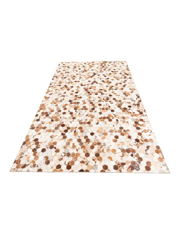 Detail image of 5' 1 x 8' 2 Cowhide Leather Rug