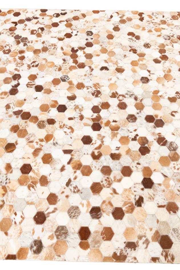Detail image of 5' x 8' 1 Cowhide Leather Rug