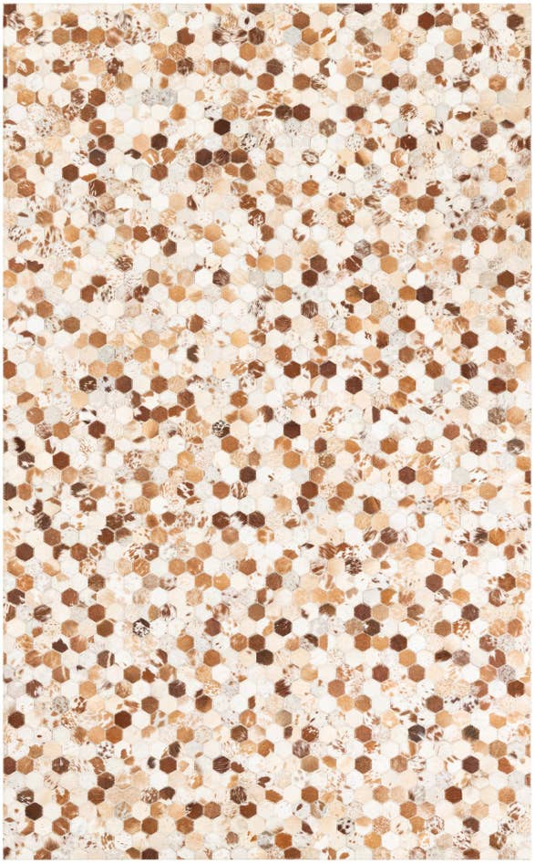 Detail image of 5' x 8' 1 Cowhide Leather Rug