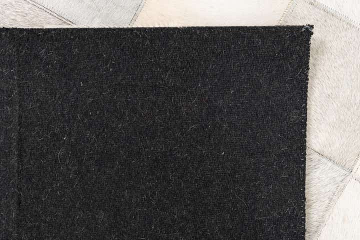 5' x 7' 10 Cowhide Leather Rug