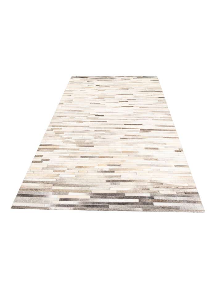 5' x 8' 2 Cowhide Leather Rug